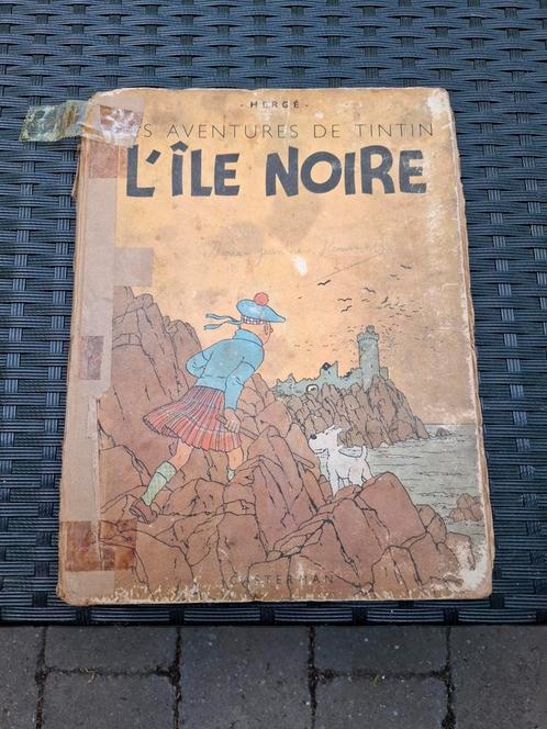 Tintin L'île noire, Boeken, Prentenboeken en Plaatjesalbums, Gelezen, Ophalen of Verzenden
