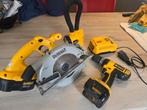 Dewalt pakket, vijs en zaagmachine, zaklamp, Ophalen