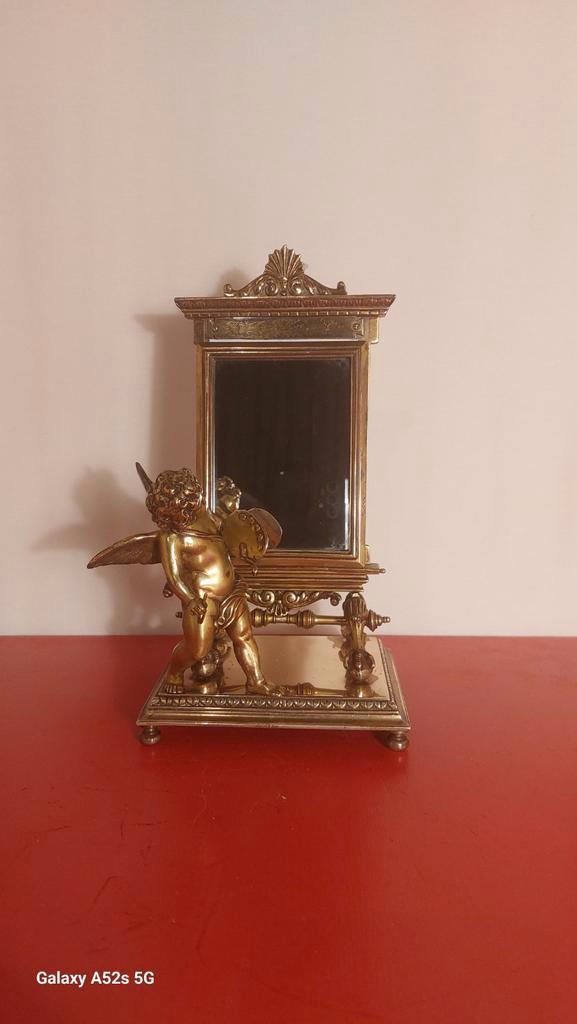 Un miroir ou un cadre photo exclusif., Collections, Statues & Figurines, Utilisé, Fantasy, Enlèvement ou Envoi