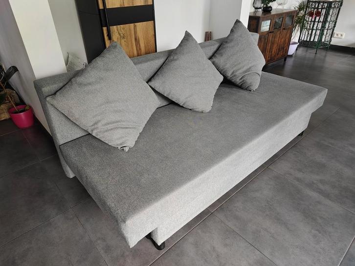 Ikea Asarum (alvdalen) divan lit convertible., Huis en Inrichting, Slaapkamer | Slaapbanken, Zo goed als nieuw, Grijs, Ophalen