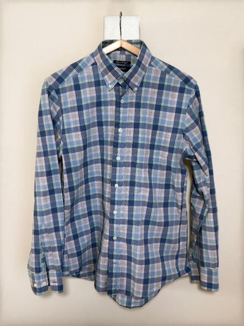 GANT overhemd / Geruit / Lange mouw / Regular Fit / M, Kleding | Heren, Overhemden, Zo goed als nieuw, Halswijdte 39/40 (M), Blauw