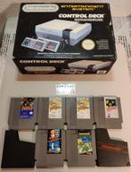 [Nintendo] Lot console NES Control Deck + jeux, Games en Spelcomputers, Ophalen of Verzenden, Refurbished, Met 2 controllers, Met games