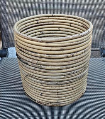 4x bamboo bloempot ø20cm H20cm. *Nieuw* beschikbaar voor biedingen