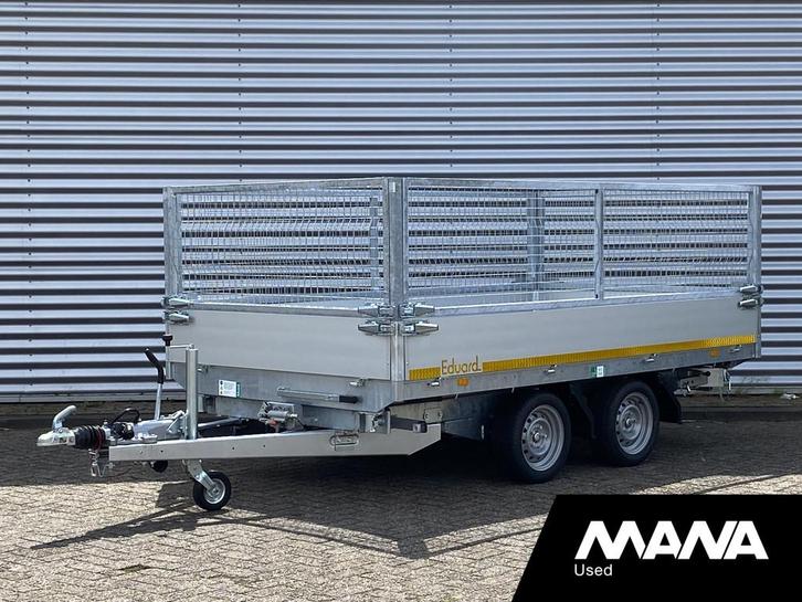 EDUARD K4 3318 Driezijdige Kipper 3500kg 2 assen Tandem 330X, Auto diversen, Aanhangers en Bagagewagens, Gebruikt