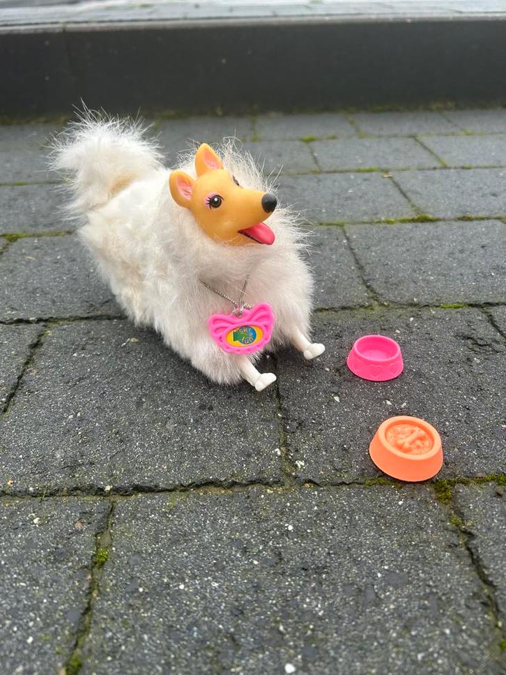 Barbie - chien, Kinderen en Baby's, Speelgoed | Poppen, Zo goed als nieuw, Barbie, Ophalen of Verzenden