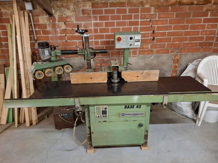 Houtfrees/ toupie Lazzari Base 45, Bricolage & Construction, Outillage | Fraiseuses, Enlèvement