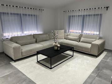 Comfortabele hoekzetel in beige stof – Zo goed als nieuw! beschikbaar voor biedingen