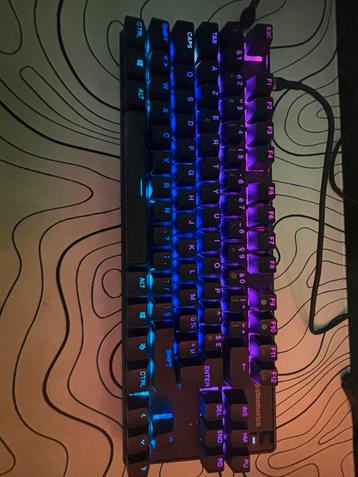 Steelseries Apex 9, Clavier gamer, Azerty, Comme neuf, Enlèvement