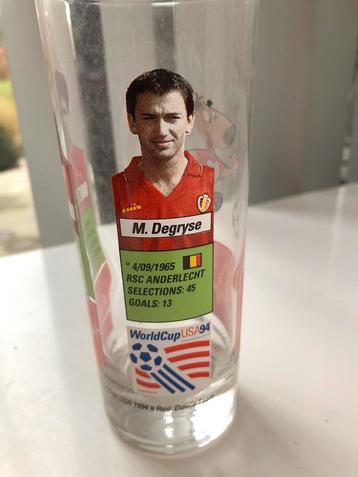 Glas worldcup- uitgave Mac Donalds: Scifo en Degryse, Enlèvement, Comme neuf, Autres types