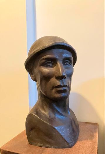 Buste de mineur Georges Wasterlain 46cm beschikbaar voor biedingen
