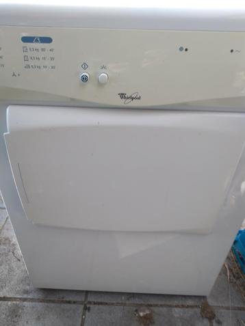 droogkast - whirlpool, Electroménager, Sèche-linge, Enlèvement, Utilisé, Chargeur frontal, Évacuation d'air
