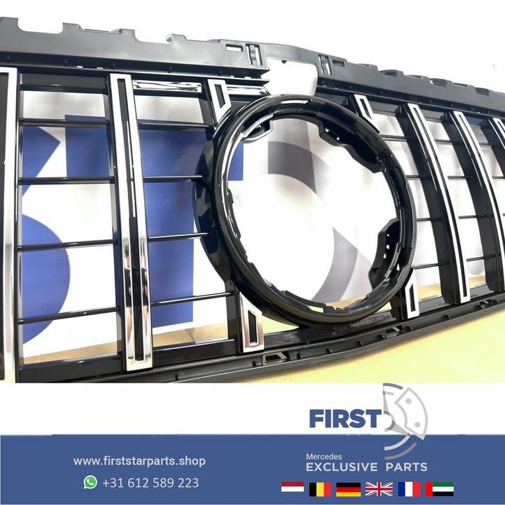 W177 V177 A KLASSE A45 GT GRIL ZWART/CHROOM PANAMERICANA GRI, Auto-onderdelen, Overige Auto-onderdelen, Mercedes-Benz, Gebruikt