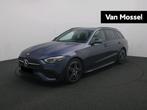 Mercedes-Benz C-klasse 180 AMG Line Estate + TREKHAAK + NIGH, Automaat, Zwart, 4 cilinders, Blauw