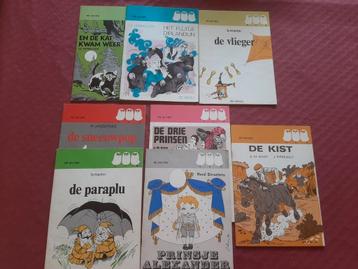 Set van 8 boekjes uit de reeks "De Uiltjes" – vintage kinder beschikbaar voor biedingen