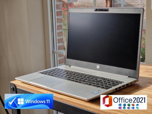 Win11 HP ProBook 450 i5 8x3.90Gz 8GB 256GB Office 2021, Computers en Software, Windows Laptops, Zo goed als nieuw, 15 inch, SSD