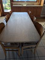 Keukentafel en 6 stoelen, Ophalen, Gebruikt