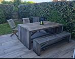 Table jardin en bois exo, Tuin en Terras, Ophalen, Gebruikt, Rechthoekig, Hout