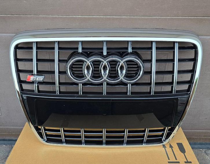 Grill Audi A6 C6 4F S6 LOOK GRILLE S6 LOOK bj.2006-2012, Auto-onderdelen, Carrosserie, Bumper, Voor, Nieuw, Herkomst onderdeel bekend