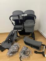 Bugaboo donkey 2 Duo mélange grey + 2 x maxi cosi plus, Kinderen en Baby's, Kinderwagens en Combinaties, Ophalen, Zo goed als nieuw