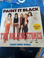single The Rolling Stones Paint it black (tour of duty print, Ophalen of Verzenden, Zo goed als nieuw, Single