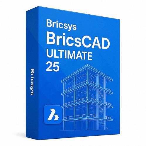 BricsCAD Ultimate 25, Computers en Software, Office-software, Nieuw, MacOS, Windows, Ophalen