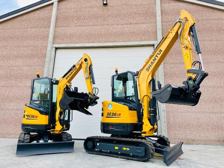 Shantui 2.5T Minigraver - Graafmachine, Tuin en Terras, Veegmachines, Nieuw, Ophalen of Verzenden