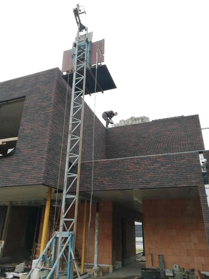 bouwlift, Bricolage & Construction, Monte-charges, Utilisé, Ascenseur de chantier, Enlèvement