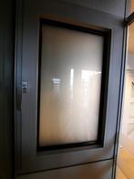 draaikip raam met fixscreen MS7 met afstandsbediening, Nieuw, Minder dan 100 cm, Elektrische bediening, Grijs
