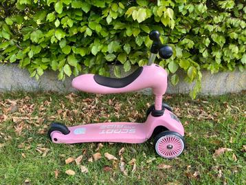 Roze scoot and ride highwaykick 1, Enlèvement, Comme neuf, Vélo d'équilibre
