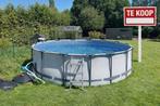 Piscine avec accessoires, Jardin & Terrasse, Piscines, Enlèvement, Comme neuf, Rond, Piscines hors sol