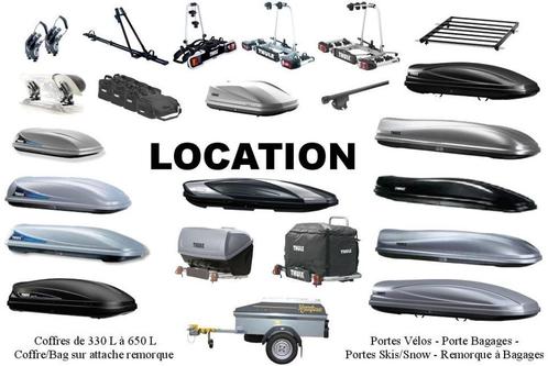 Location THULE coffre de toit - barres de toit - porte vélos, Autos : Divers, Coffres de toit, Utilisé, Enlèvement