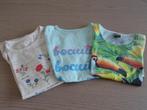 3 T-shirts Maat 140, Kinderen en Baby's, Kinderkleding | Maat 140, Meisje, Zo goed als nieuw, Shirt of Longsleeve, Verzenden