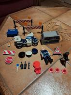 Playmobil politie- en bouwterrein, Kinderen en Baby's, Speelgoed | Playmobil, Ophalen of Verzenden