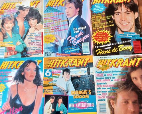 6 x HITKRANT // 1984 + 1985 // compleet, Collections, Revues, Journaux & Coupures, Journal ou Magazine, Enlèvement ou Envoi