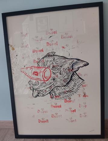 Duvel litho beschikbaar voor biedingen