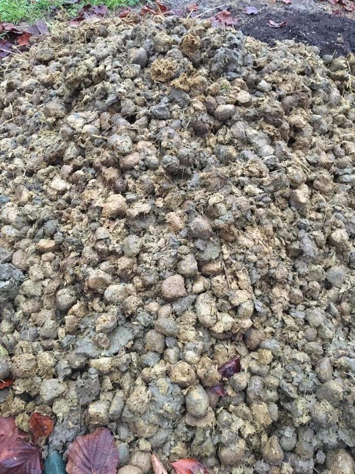 Gratis paardenmest (pony's)., Tuin en Terras, Aarde en Mest, Mest, Ophalen