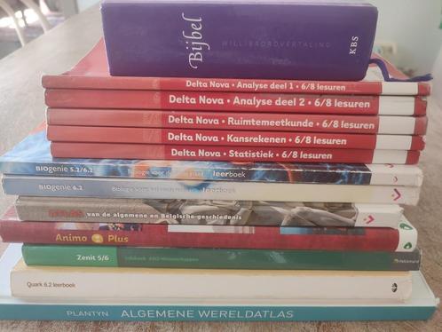 Handboeken wiskunde-wetenschappen 5 en 6, Boeken, Schoolboeken, Gelezen, Overige vakken, ASO, Ophalen of Verzenden