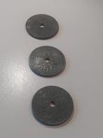 Oorlogsmunten, 25 centiemen, 1942, 45 en 46, Timbres & Monnaies, Monnaies | Belgique, Enlèvement ou Envoi