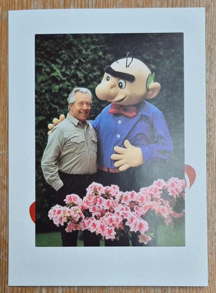 Nero gesigneerde nieuwjaarskaart 1997 Marc Sleen, Verzamelen, Stripfiguren, Zo goed als nieuw, Overige typen, Overige figuren