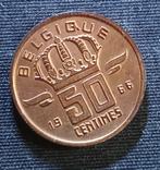 Misslag: 50 cent 1966 FR - Boudewijn I (1/8 slag), Verzenden, Losse munt