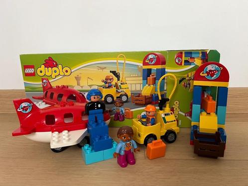 Duplo vliegtuig vliegveld, Kinderen en Baby's, Speelgoed | Duplo en Lego, Zo goed als nieuw, Duplo, Complete set, Ophalen