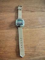 Vintage mechanische aseikon 21 heren horloge, Ophalen of Verzenden, Goud