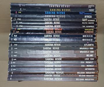 SABENA REVUE 1971-1990 = lot de 38 magazines, Enlèvement ou Envoi, 1960 à 1980, Journal ou Magazine