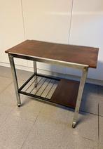 Vintage serveerwagen, Huis en Inrichting, Ophalen, 50 tot 100 cm, Vintage, Zo goed als nieuw