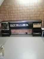 vintage hoofdeinde, Huis en Inrichting, Slaapkamer | Bedden, Ophalen, Gebruikt, Zwart, Tweepersoons