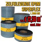 EPDM 1,3mm dik - Zelfklevend 50cm Breed € 7,50m excl., Doe-het-zelf en Bouw, Ophalen, Overige materialen, Nieuw, 15 m² of meer