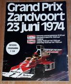 Programme Grand Prix Zandvoort 1974 Graton Michel Vaillant, Boek of Spel, Ophalen of Verzenden, Overige figuren, Zo goed als nieuw