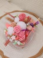 À VENDRE – Création Florale Artisanale en Fondant Bougie, Ophalen of Verzenden, Zo goed als nieuw, Kaars