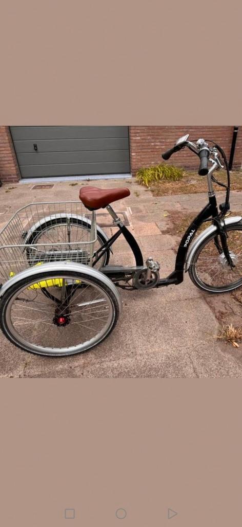 Elektrische driewieler fiets popal meer info 0488826971, Diversen, Rolstoelen, Zo goed als nieuw, Ophalen of Verzenden