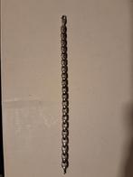 Opgeblazen zilveren armband, Handtassen en Accessoires, Armbanden, Ophalen of Verzenden, Gebruikt, Zilver, Zilver